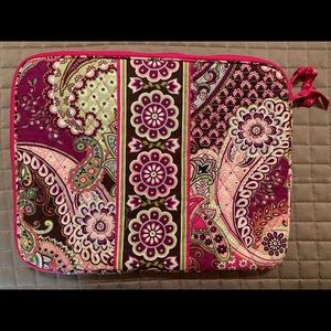 Vera Bradley Laptop Sleeve in Very Berry Paisley